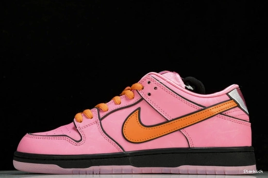 SB Girls Powerpuff The FZ8319-600  x Nk Dunk Low 1020